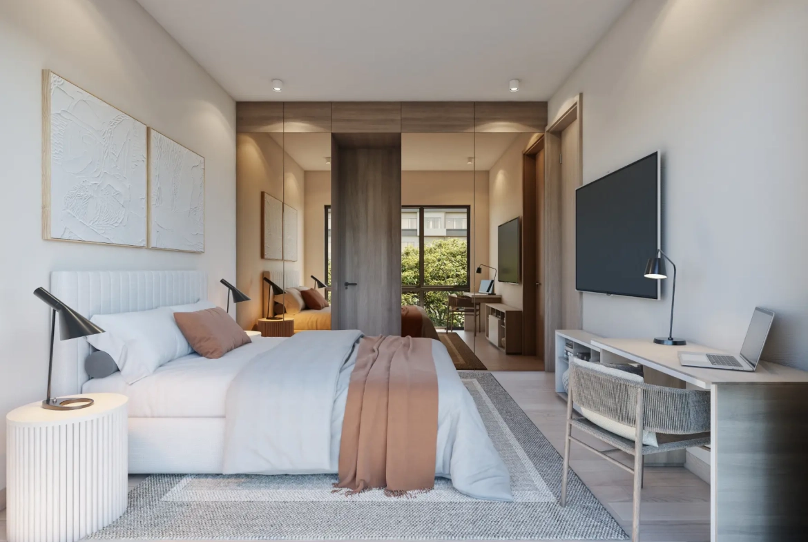 ID , One Bedroom Studio Apartment For Sale In City Place at Punta Cana ()