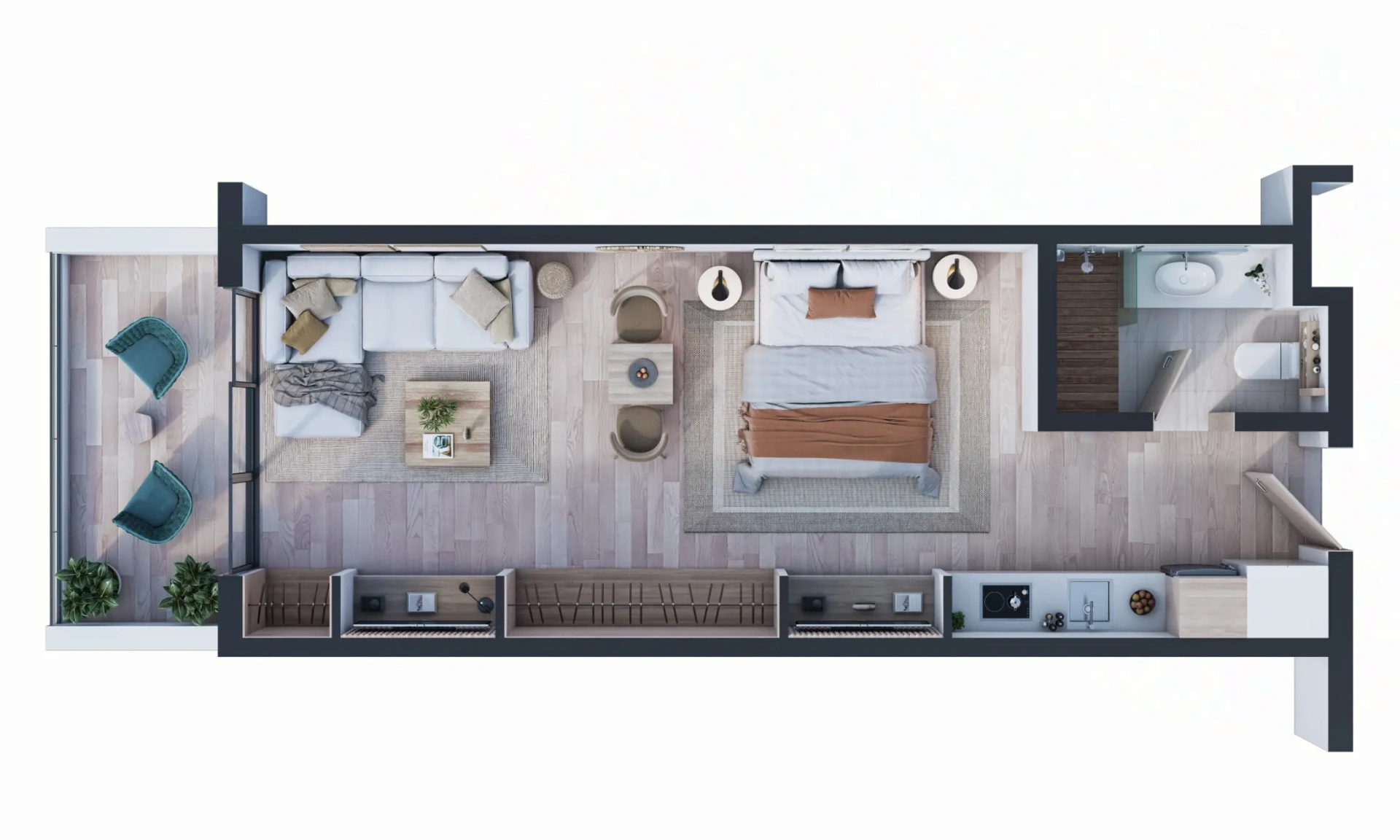 ID , One Bedroom Studio Apartment For Sale In City Place at Punta Cana () ID , One Bedroom Studio Apartment For Sale In City Place at Punta Cana ()