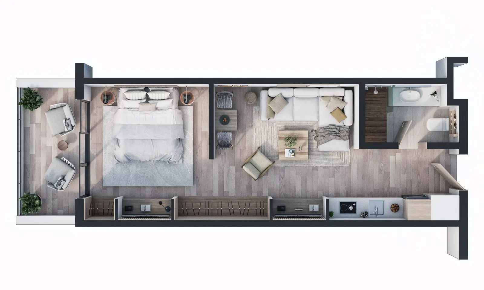 ID , One Bedroom Studio Apartment For Sale In City Place at Punta Cana () ID , One Bedroom Studio Apartment For Sale In City Place at Punta Cana ()