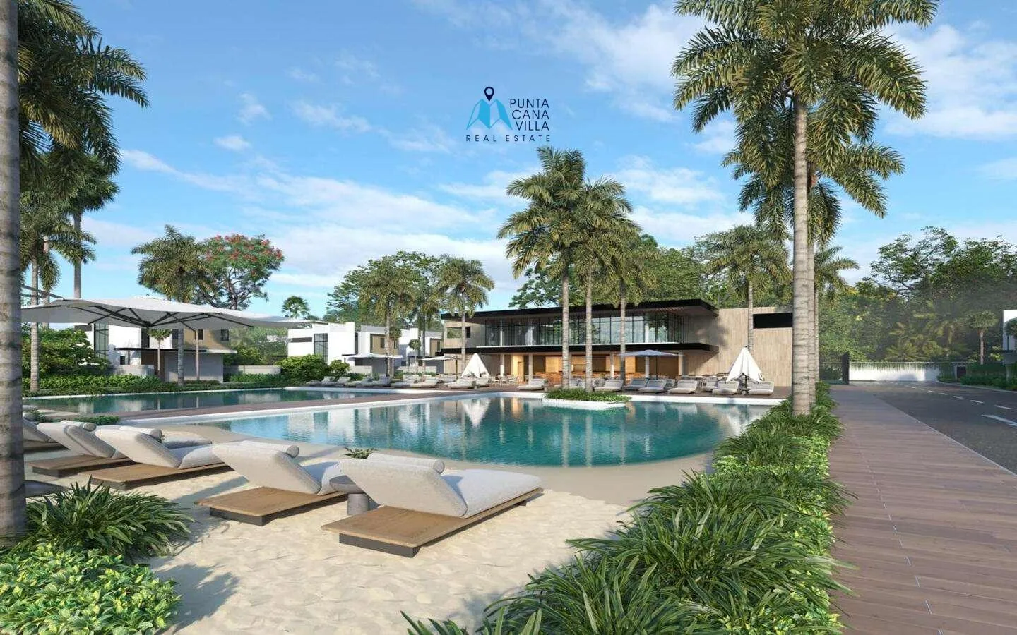 Downtown two bedroom villa for sale in Tropical Beach Residences ()