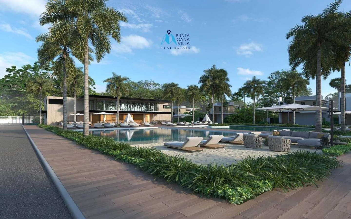 Downtown two bedroom villa for sale in Tropical Beach Residences ()