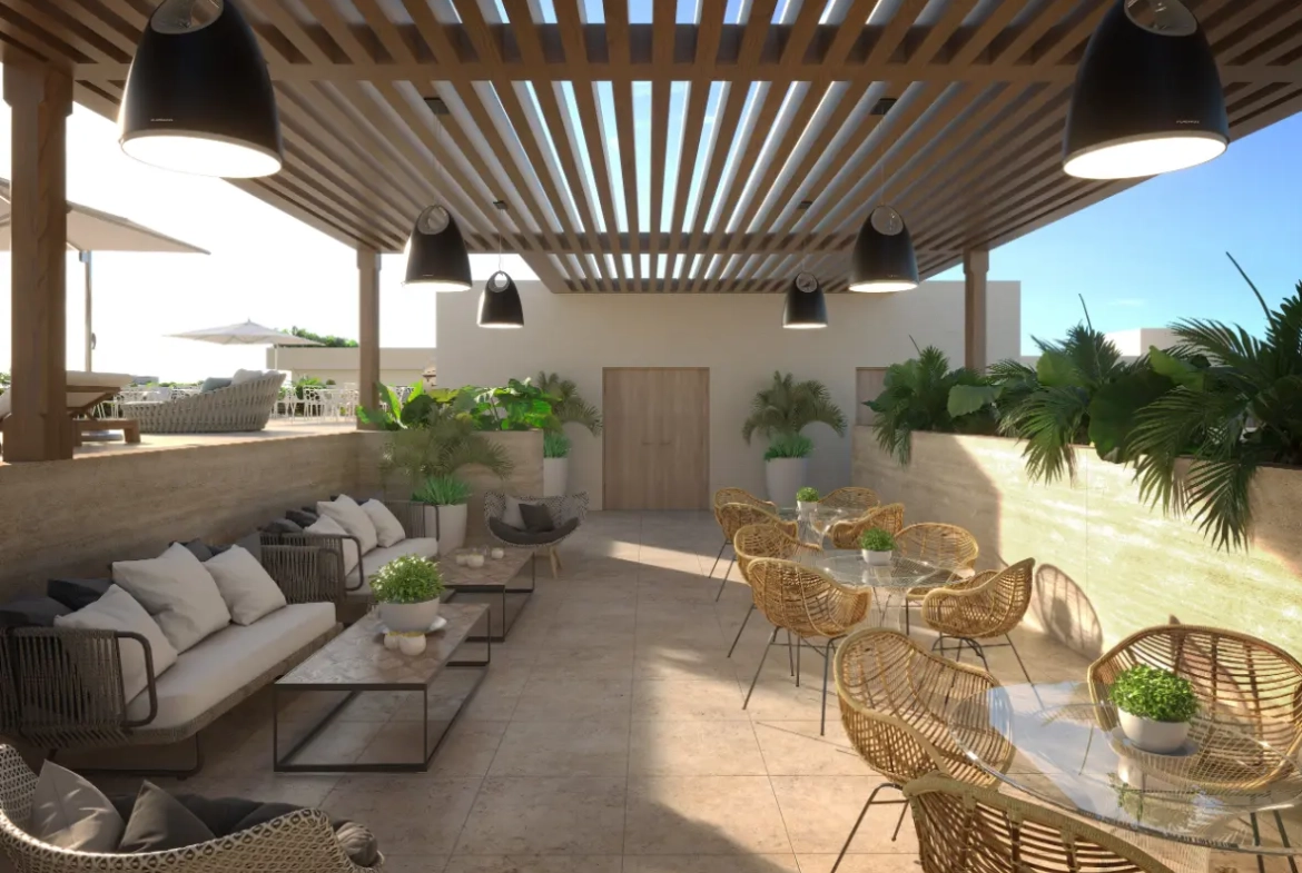 ID , City Place, One Bedroom Condo For Sale In Punta Cana With Lobby ()