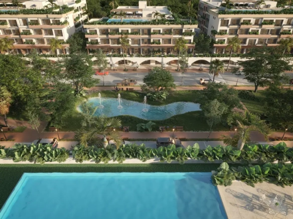ID , City Place, One Bedroom Condo For Sale In Punta Cana With Lobby ()