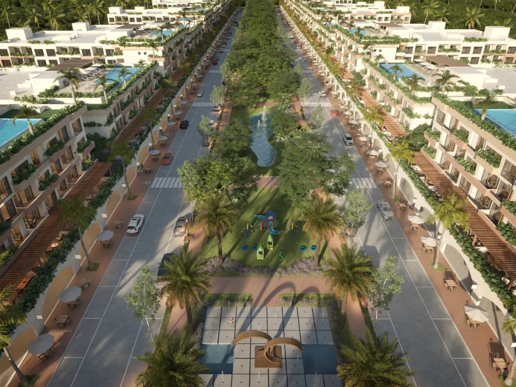 ID , City Place, One Bedroom Condo For Sale In Punta Cana With Lobby ()