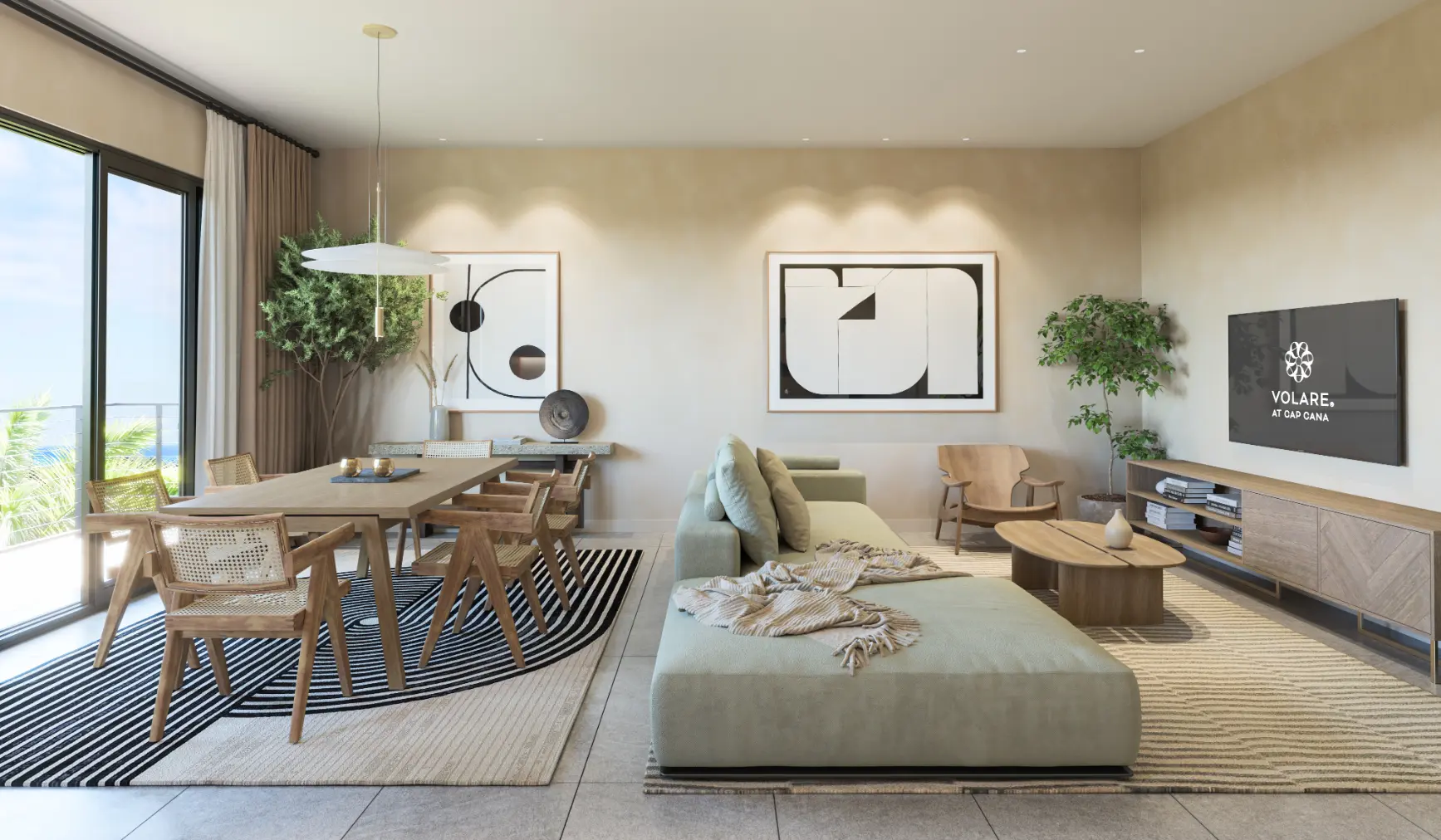 ID , Volare, One Bedroom Condo For Sale In Cap Cana With Clubhouse ()