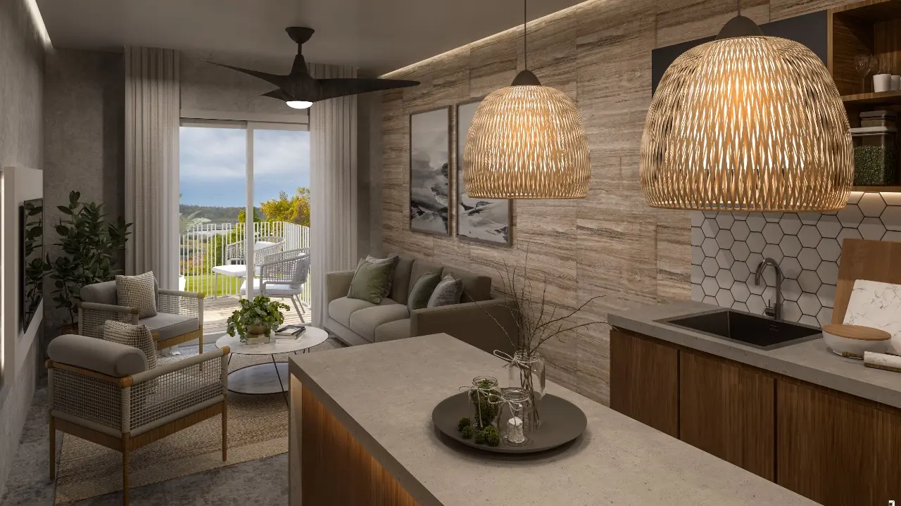 Pueblito Caribeno, Apartamento De Un Dormitorio En Venta En Punta Cana Con Vista A La Calle