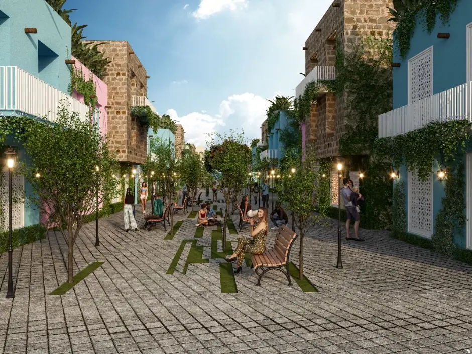 Pueblito Caribeno, Apartamento De Un Dormitorio En Venta En Punta Cana Con Vista A La Calle
