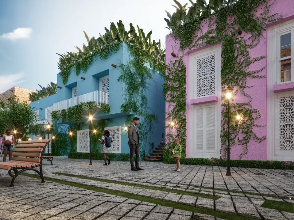 Pueblito Caribeno, One-Bedroom Apartment For Sale In Punta Cana With Street View