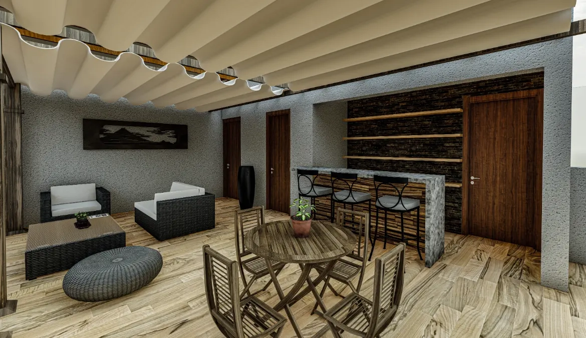 ID , The Palms Residences, One Bedroom Condo For Sale In White Sands, Punta Cana ()
