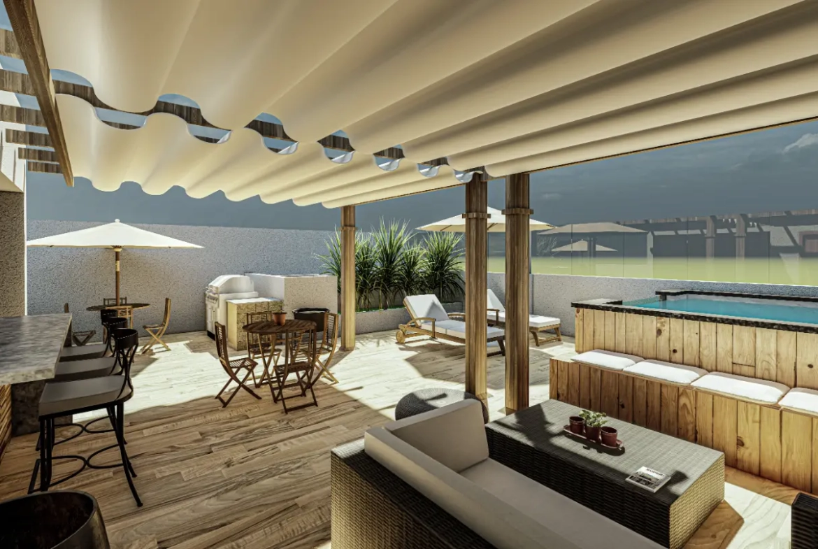 Apartamento de dos dormitorios en venta en The Palms 2 Residences, White Sands, Punta Cana
