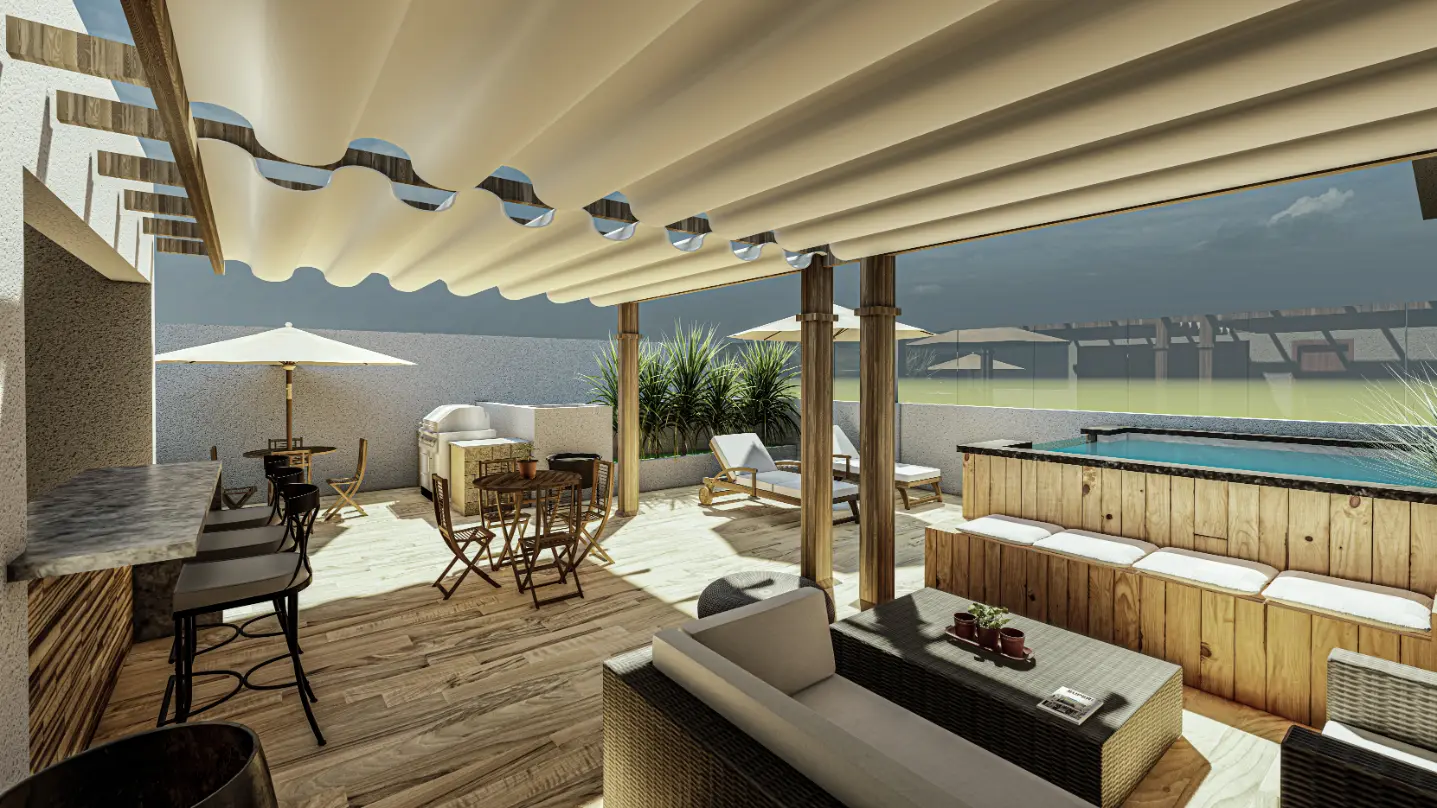 Apartamento de dos dormitorios en venta en The Palms 2 Residences, White Sands, Punta Cana