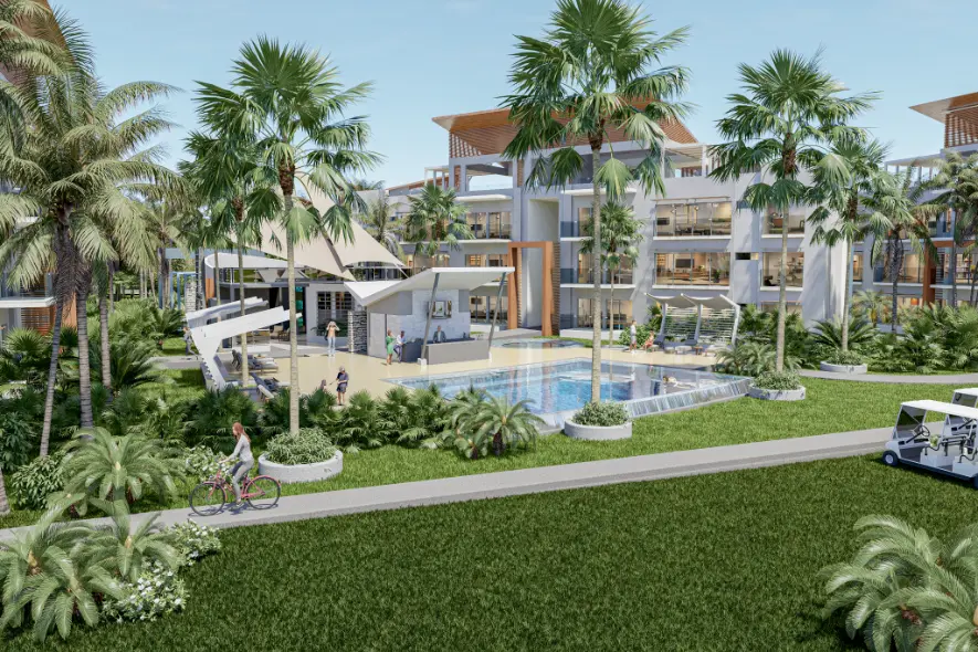 Apartamento de dos dormitorios en venta en The Palms 2 Residences, White Sands, Punta Cana