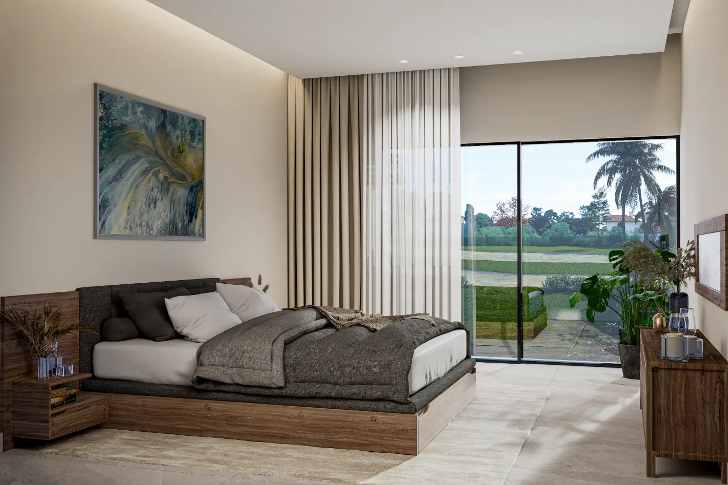Apartamento de dos dormitorios en venta en The Palms 2 Residences, White Sands, Punta Cana