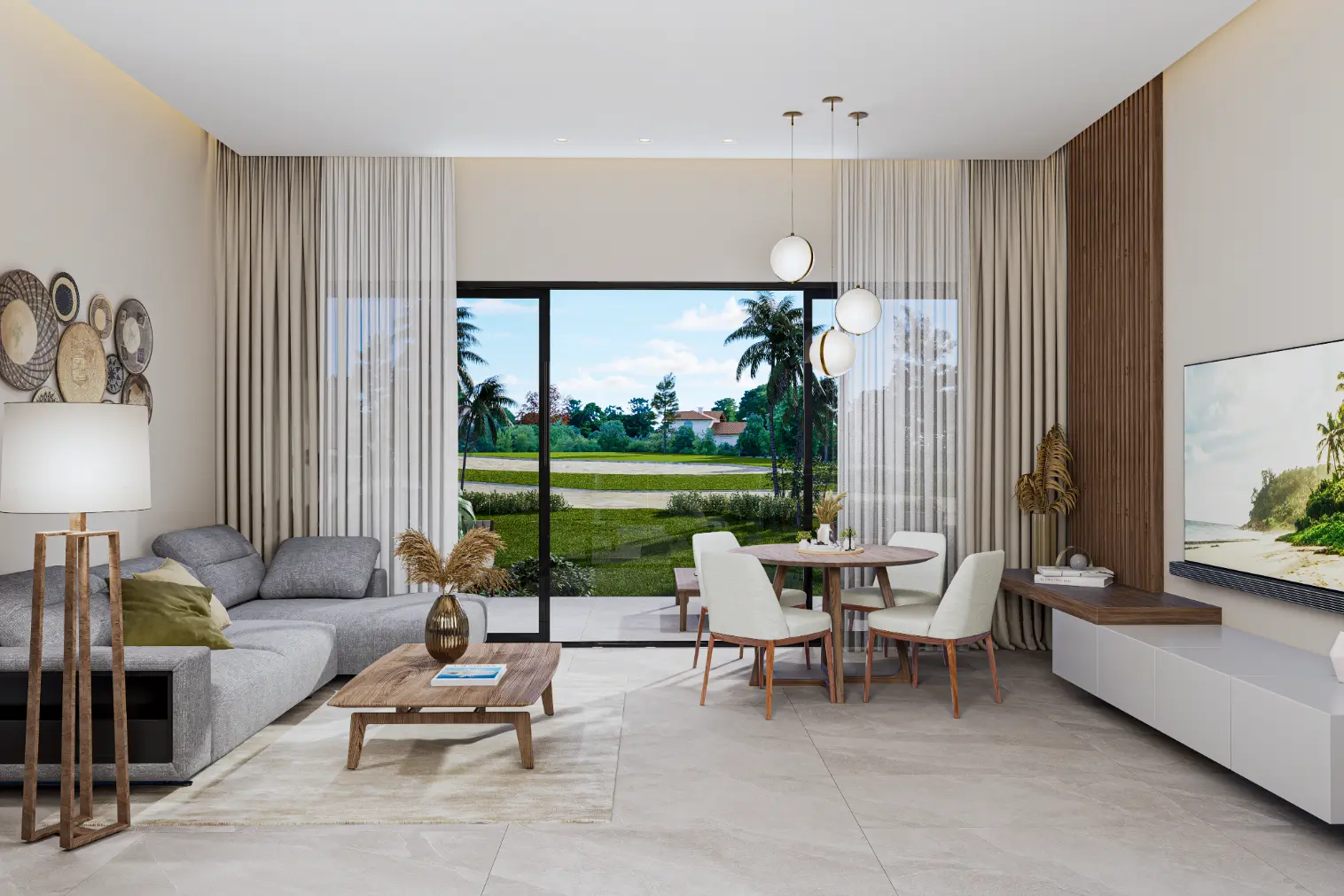 Apartamento de dos dormitorios en venta en The Palms 2 Residences, White Sands, Punta Cana