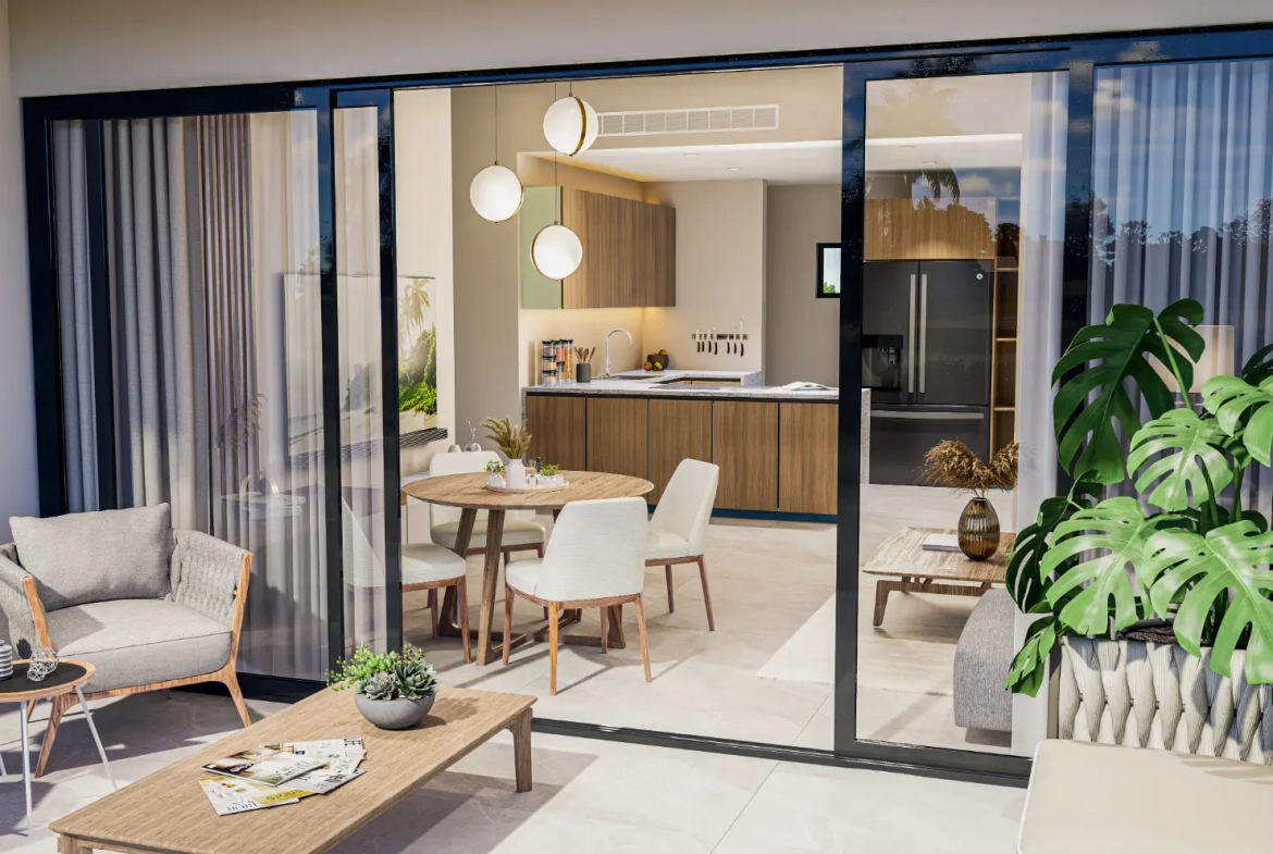 Apartamento de dos dormitorios en venta en The Palms 2 Residences, White Sands, Punta Cana