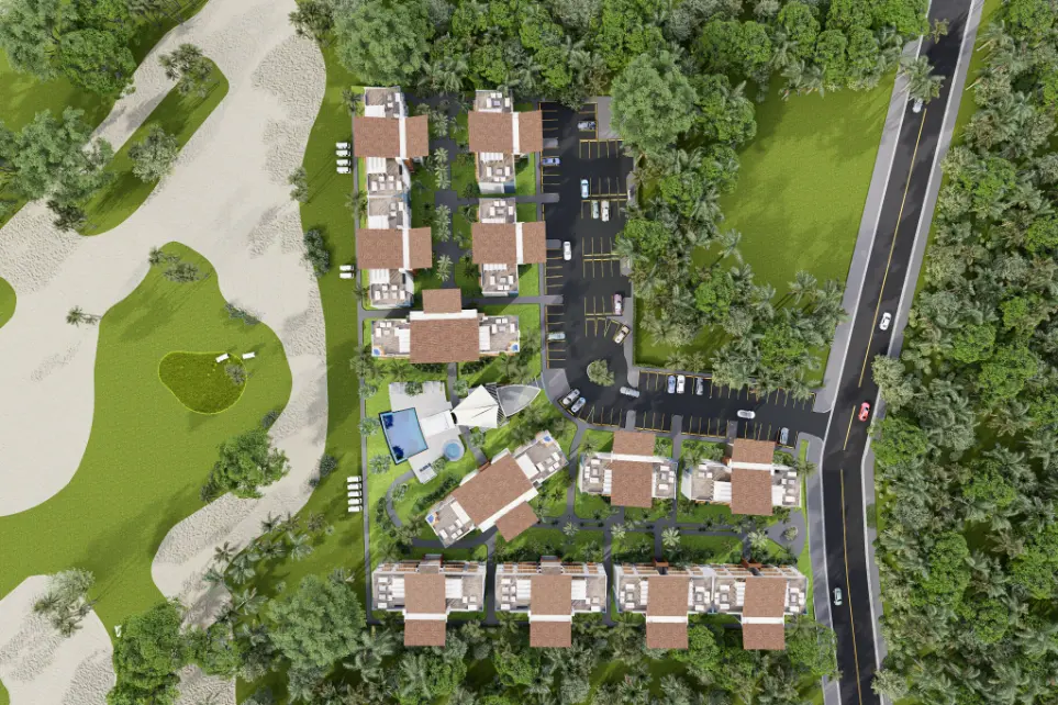 Apartamento de dos dormitorios en venta en The Palms 2 Residences, White Sands, Punta Cana