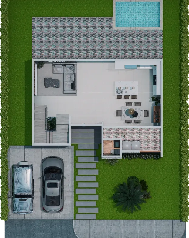 Villa Mare Deluxe : Villa de trois chambres à vendre à Watercana Country & Residences Villas, Punta Cana