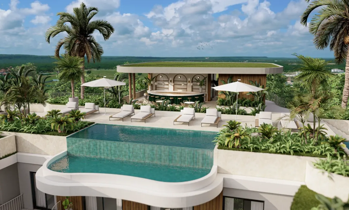 ID , Danza luxury Residences, One Bedroom Apartment For Sale In Cap Cana ()