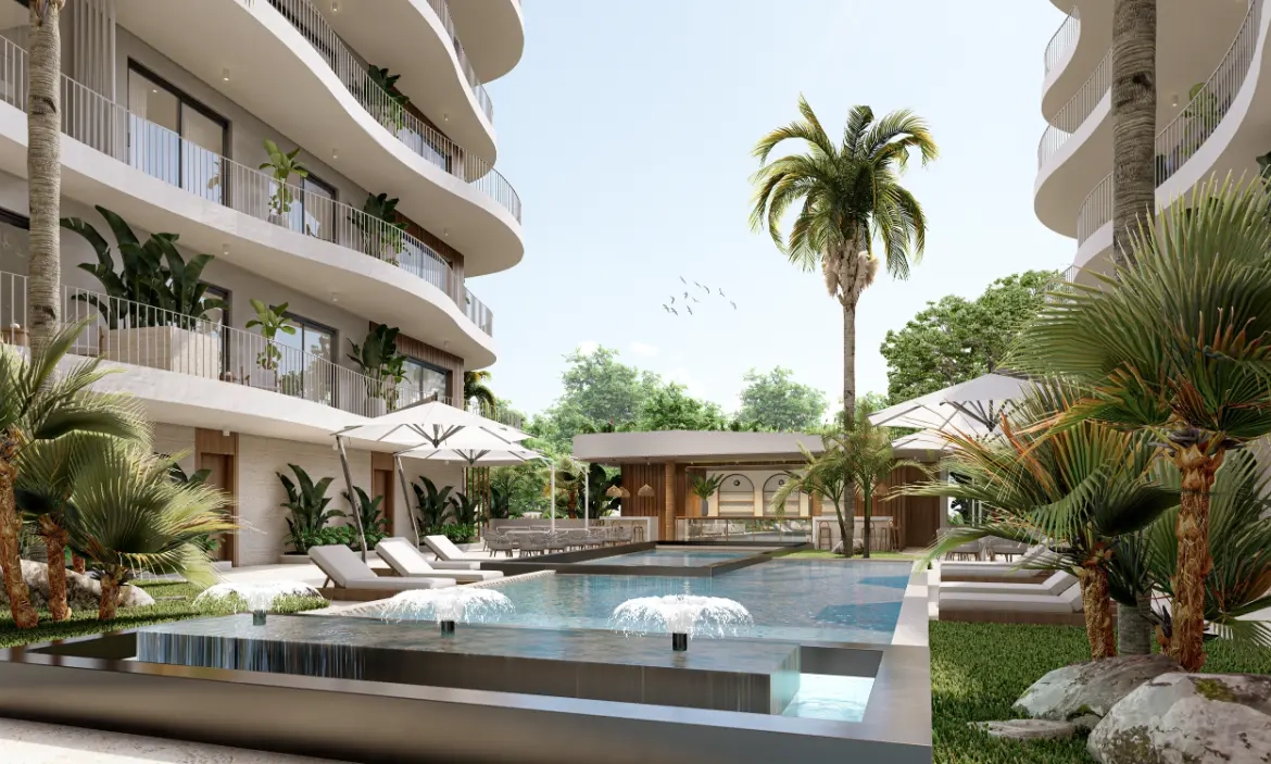 ID , Danza luxury Residences, One Bedroom Apartment For Sale In Cap Cana ()