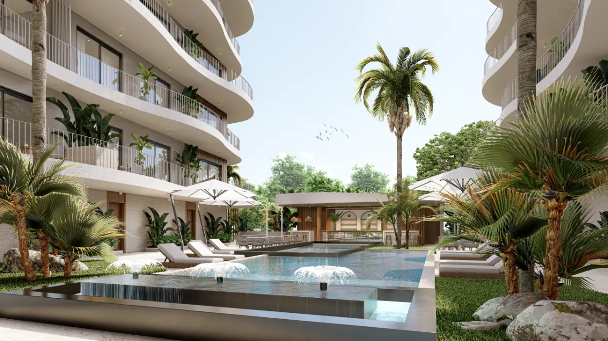 ID , Danza luxury Residences, One Bedroom Apartment For Sale In Cap Cana ()