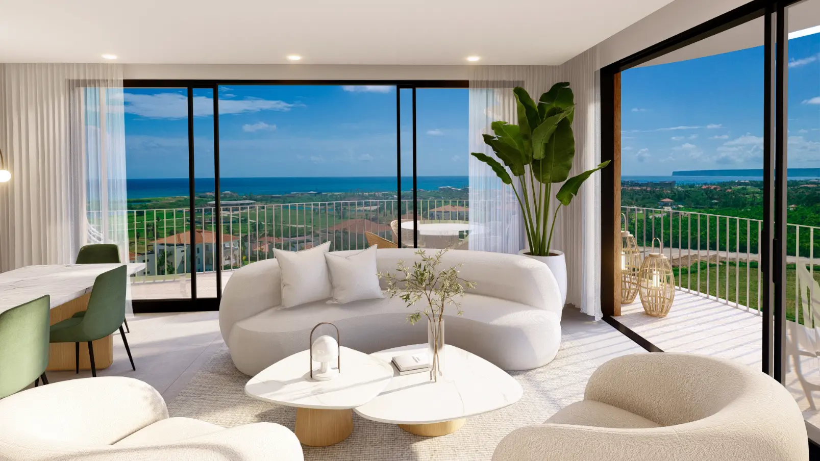 Résidences de luxe Danzza, Appartement-terrasse d’une chambre à vendre à Cap Cana
