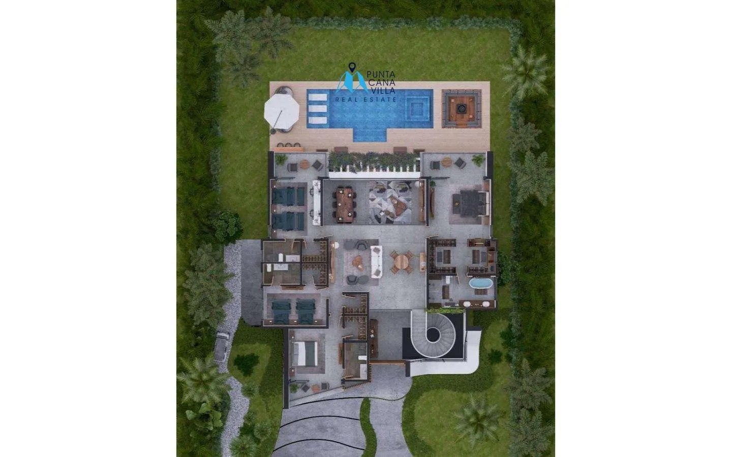 Caleton Residences Five Bedroom Villa For Sale In Cap Cana ()