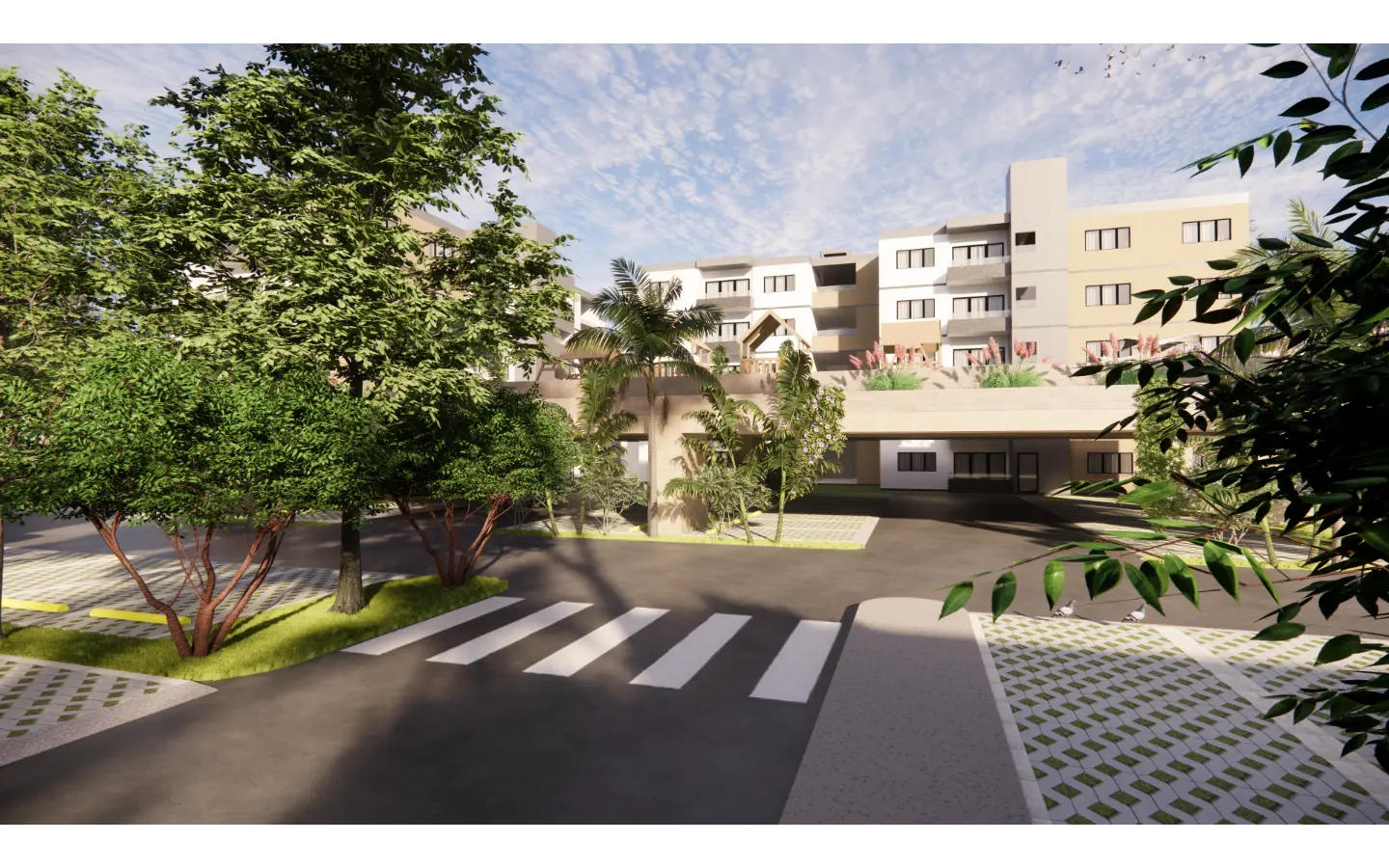 Jardines del Prado Residences, Three-Bedroom Apartment For Sale In Punta Cana