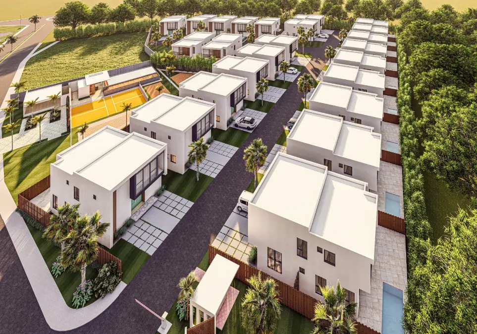 ID , Three Bedroom Villa for Sale at White Palms, West Side, Punta Cana ()