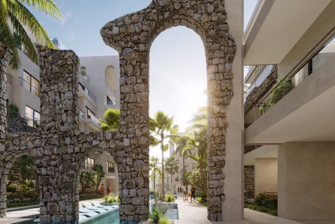 ID , Poseidonia Residences, One Bedroom Apartment For Sale In Cana Bay Beach And Golf Resort, Punta Cana ()