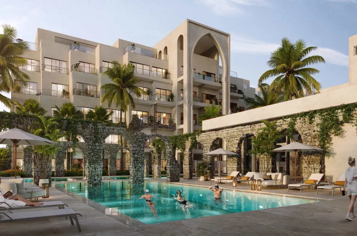 ID , Poseidonia Residences, One Bedroom Apartment For Sale In Cana Bay Beach And Golf Resort, Punta Cana ()