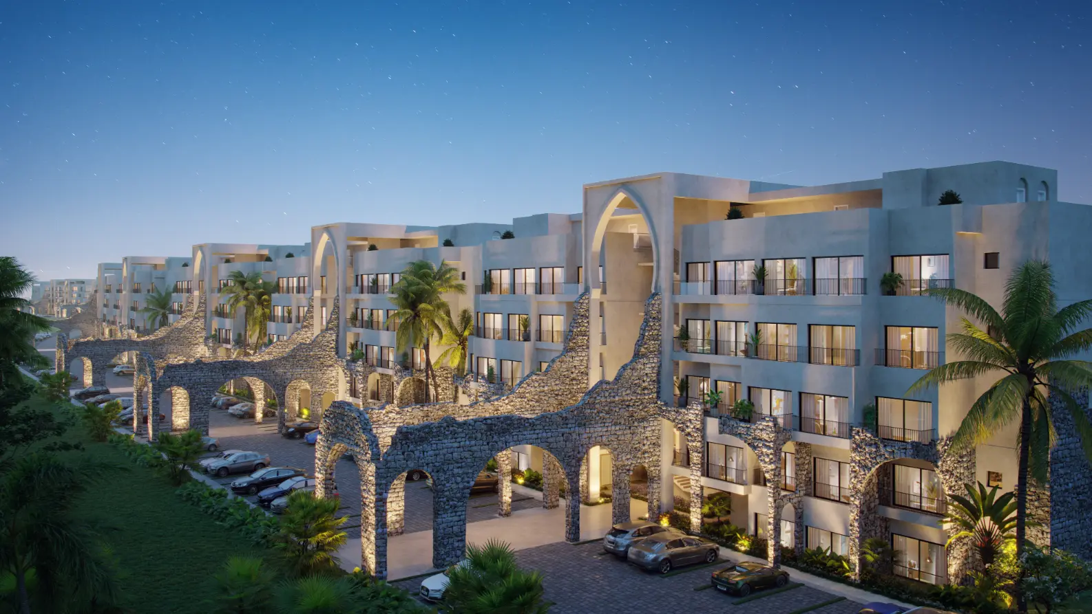 ID , Poseidonia Residences, One Bedroom Apartment For Sale In Cana Bay Beach And Golf Resort, Punta Cana ()