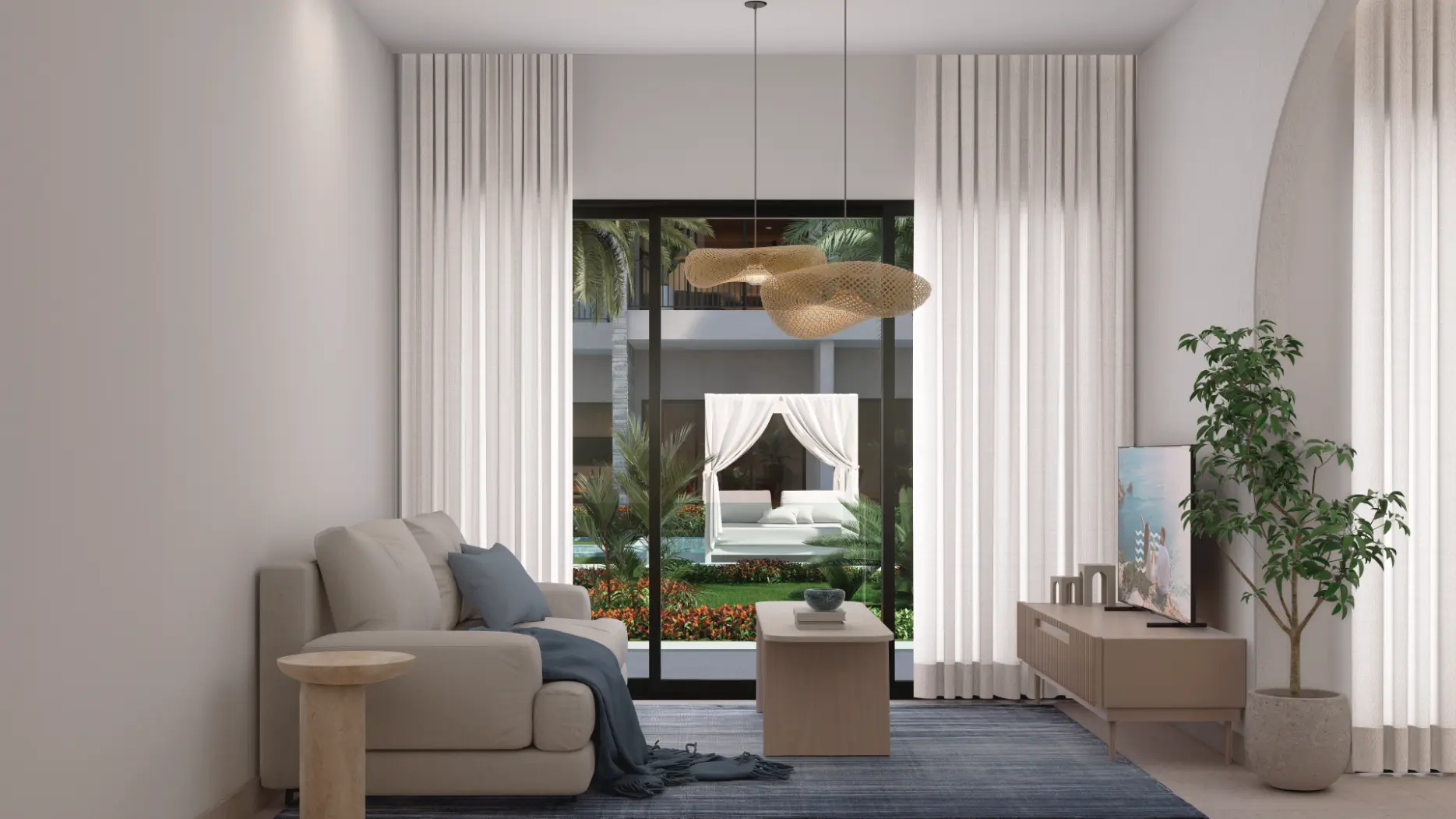 ID , Poseidonia Residences, Two Bedroom Apartment For Sale In Cana Bay Beach And Golf Resort, Punta Cana ()
