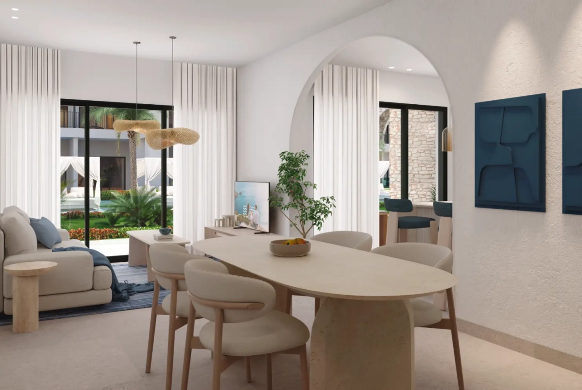 ID , Poseidonia Residences, Two Bedroom Apartment For Sale In Cana Bay Beach And Golf Resort, Punta Cana ()