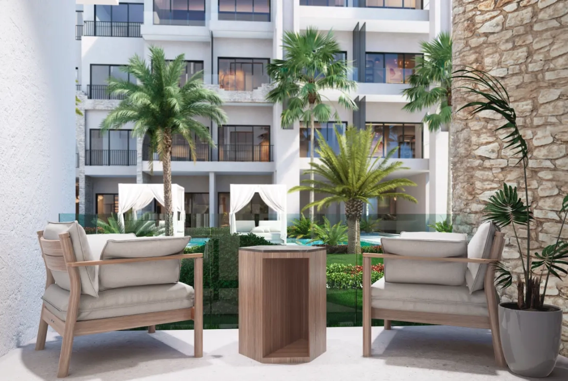 ID , Poseidonia Residences, Two Bedroom Apartment For Sale In Cana Bay Beach And Golf Resort, Punta Cana ()