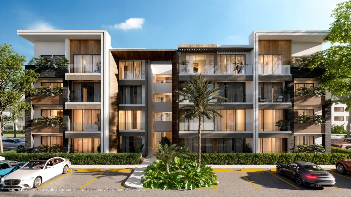 Garden City, One-Bedroom Apartment For Sale In Bavaro, Punta Cana With Grass Area