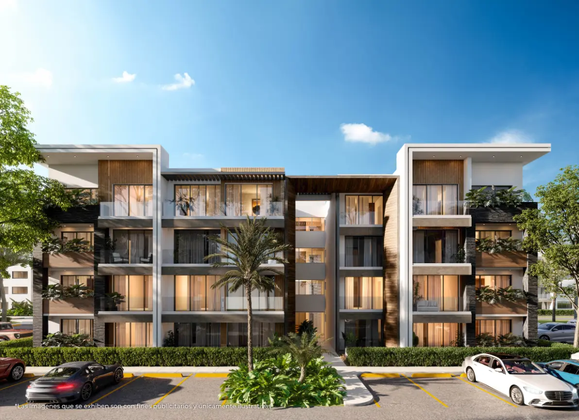 Garden City, Two-Bedroom Apartment For Sale In Bavaro, Punta Cana With Lobby