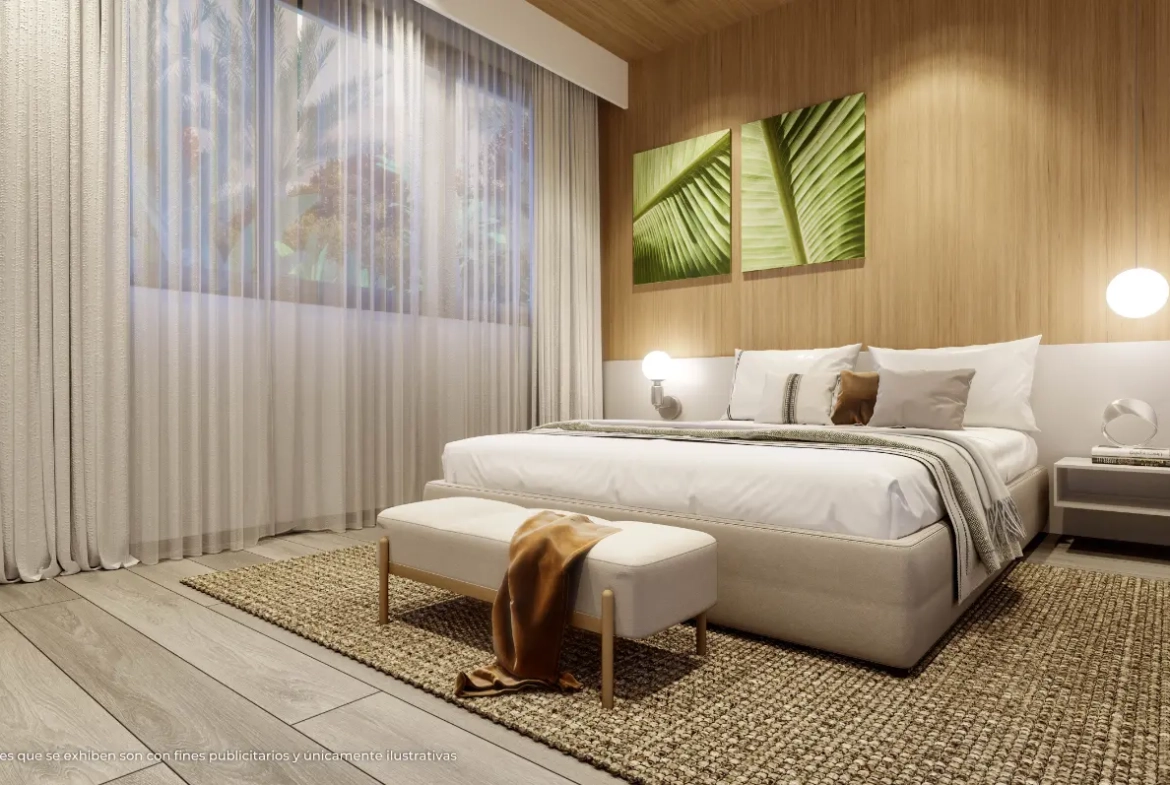 ID , Garden City, Two Bedroom Apartment For Sale In Bavaro, Punta Cana With Lobby ()