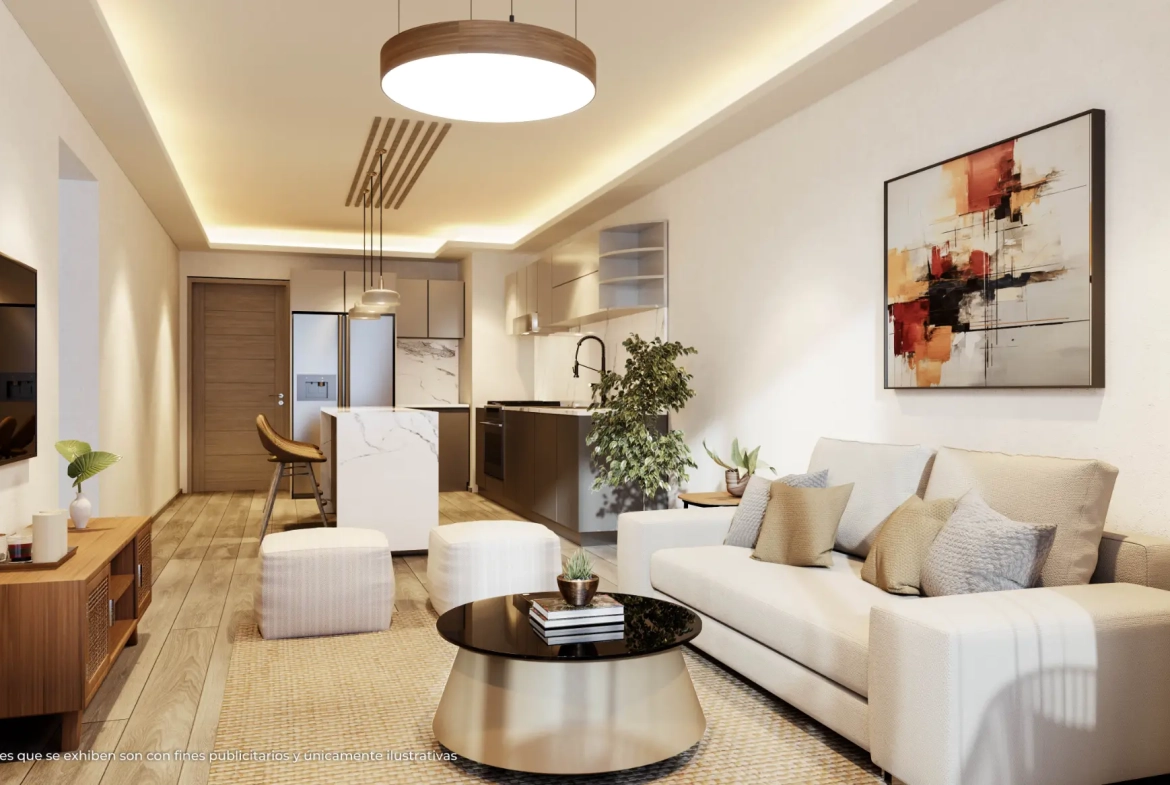 ID , Garden City, Two Bedroom Apartment For Sale In Bavaro, Punta Cana With Lobby ()