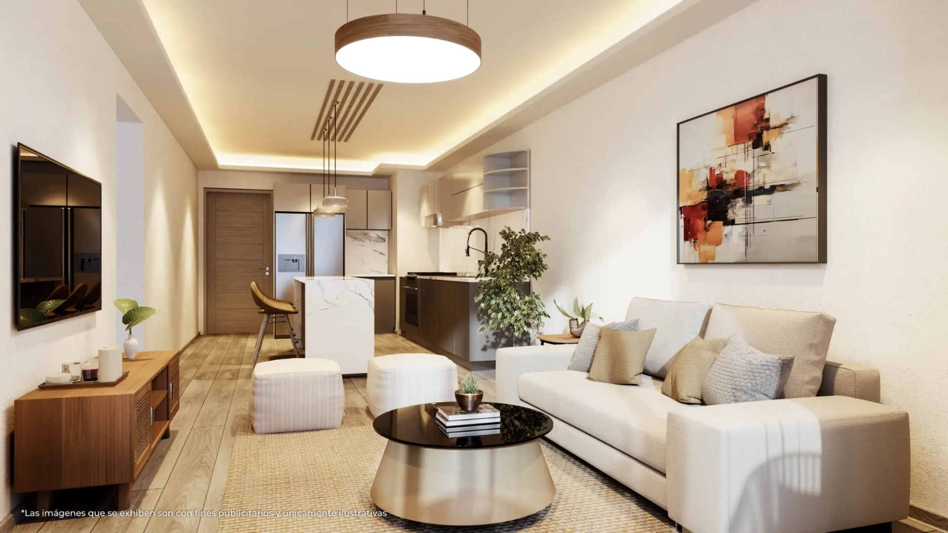 ID , Garden City, Two Bedroom Apartment For Sale In Bavaro, Punta Cana With Lobby ()