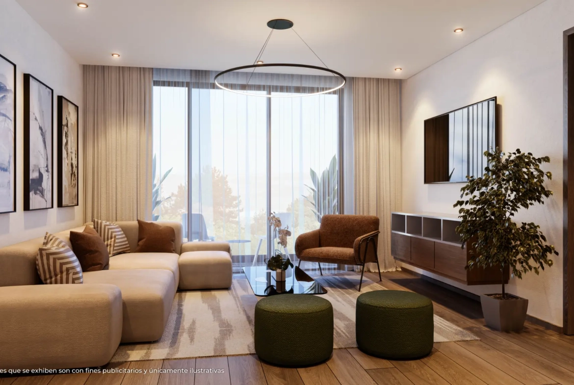 ID , Garden City, Two Bedroom Apartment For Sale In Bavaro, Punta Cana With Lobby ()