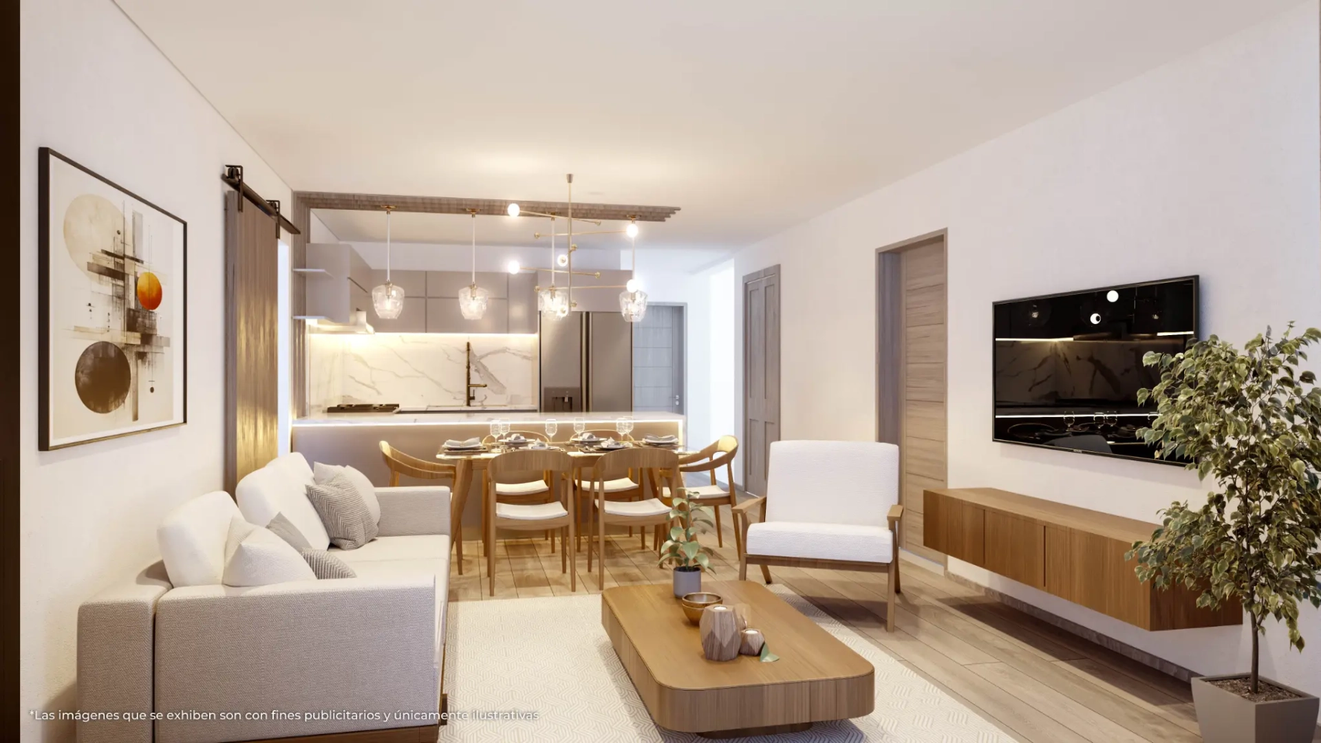 ID , Garden City, Two Bedroom Apartment For Sale In Bavaro, Punta Cana With Lobby ()