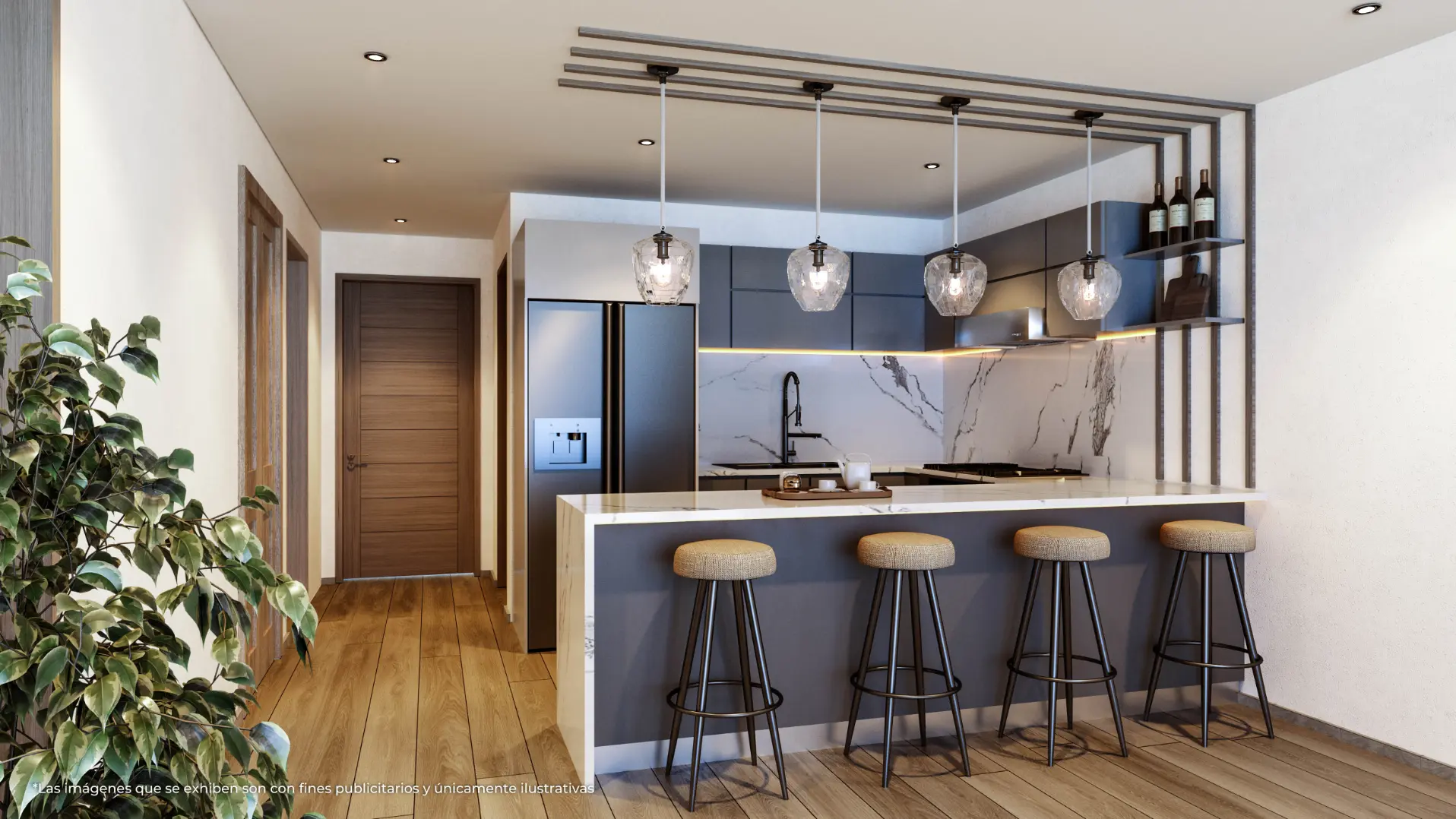 ID , Garden City, Two Bedroom Apartment For Sale In Bavaro, Punta Cana With Lobby ()