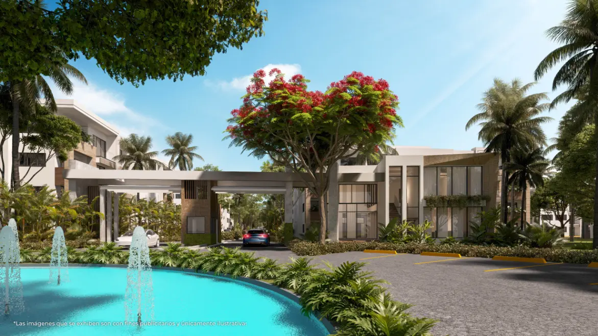 ID , Garden City, Two Bedroom Apartment For Sale In Bavaro, Punta Cana With Lobby ()