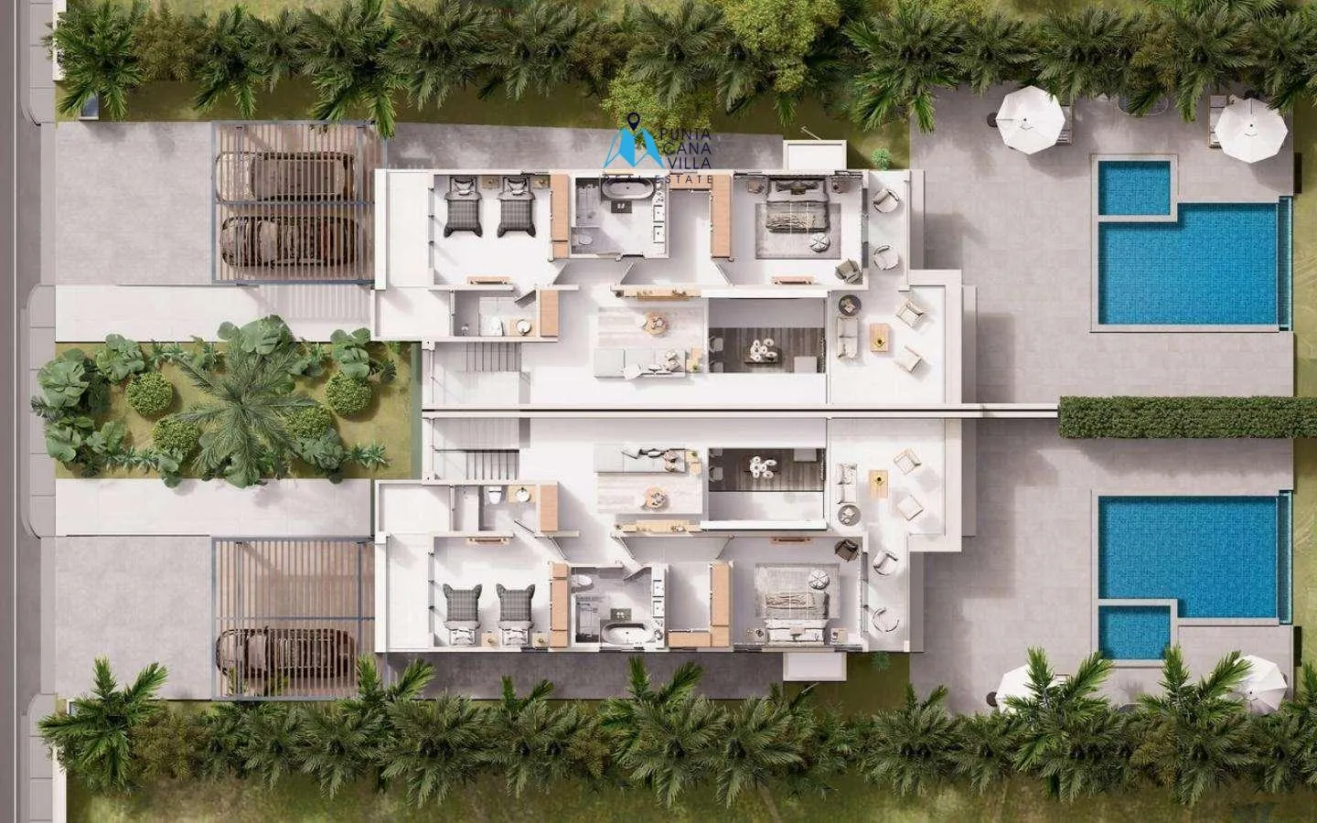 Stella Marina Three bedroom duplex villa for sale in Cocotal () Stella Marina Three bedroom duplex villa for sale in Cocotal ()