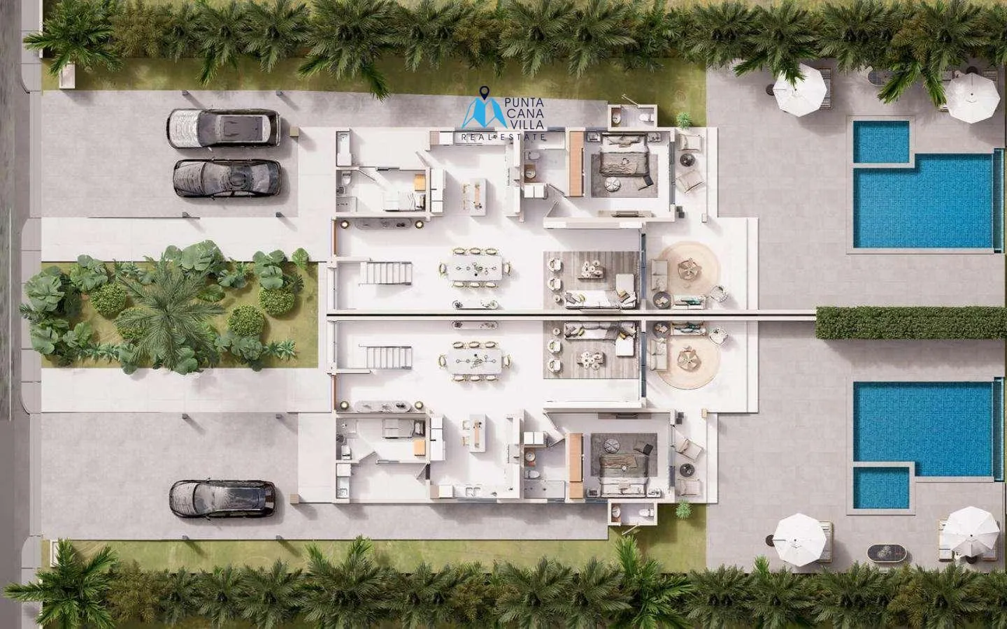 Stella Marina Three bedroom duplex villa for sale in Cocotal () Stella Marina Three bedroom duplex villa for sale in Cocotal ()