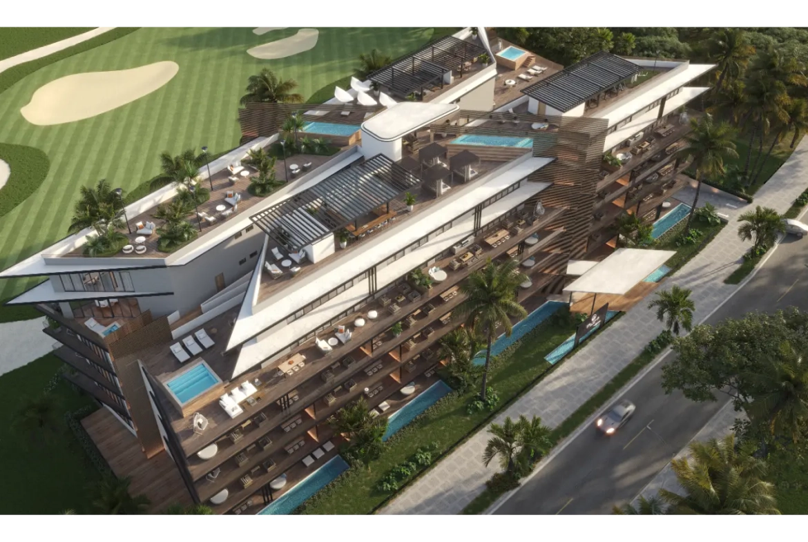 ID , The Winds at Cap Cana One Bedroom Apartment for Sale in Ciudad las Canas with Golf View ()