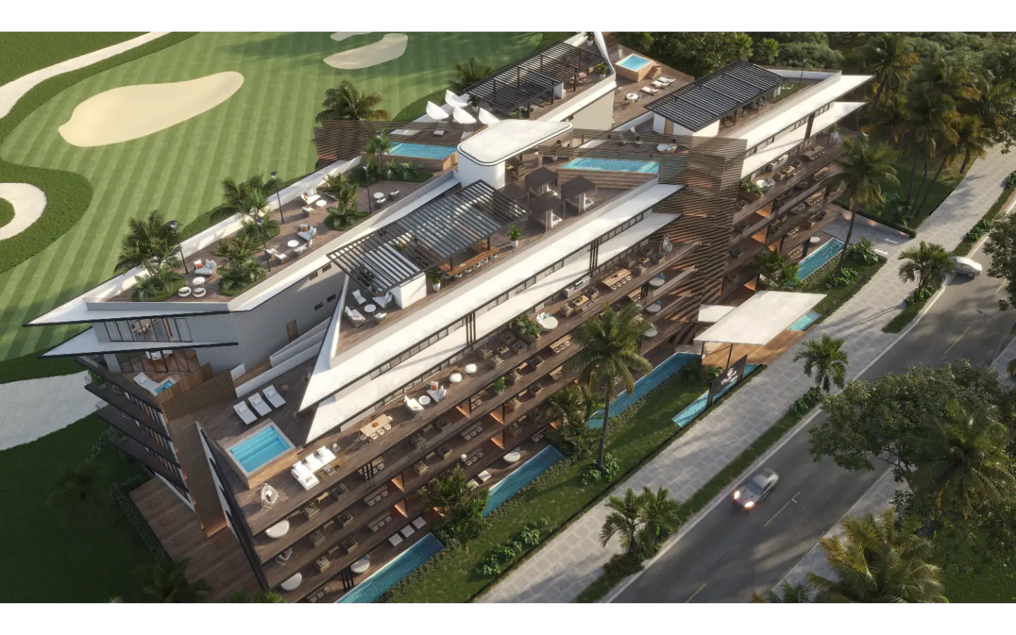 ID , The Winds at Cap Cana One Bedroom Apartment for Sale in Ciudad las Canas with Golf View ()
