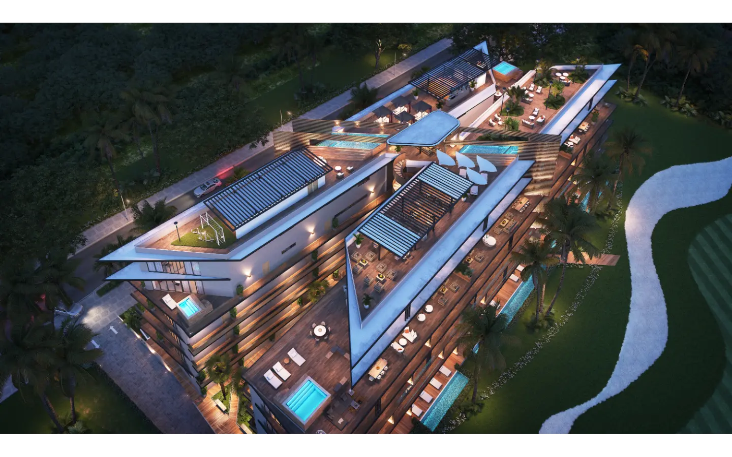 ID , The Winds at Cap Cana One Bedroom Apartment for Sale in Ciudad las Canas with Golf View ()