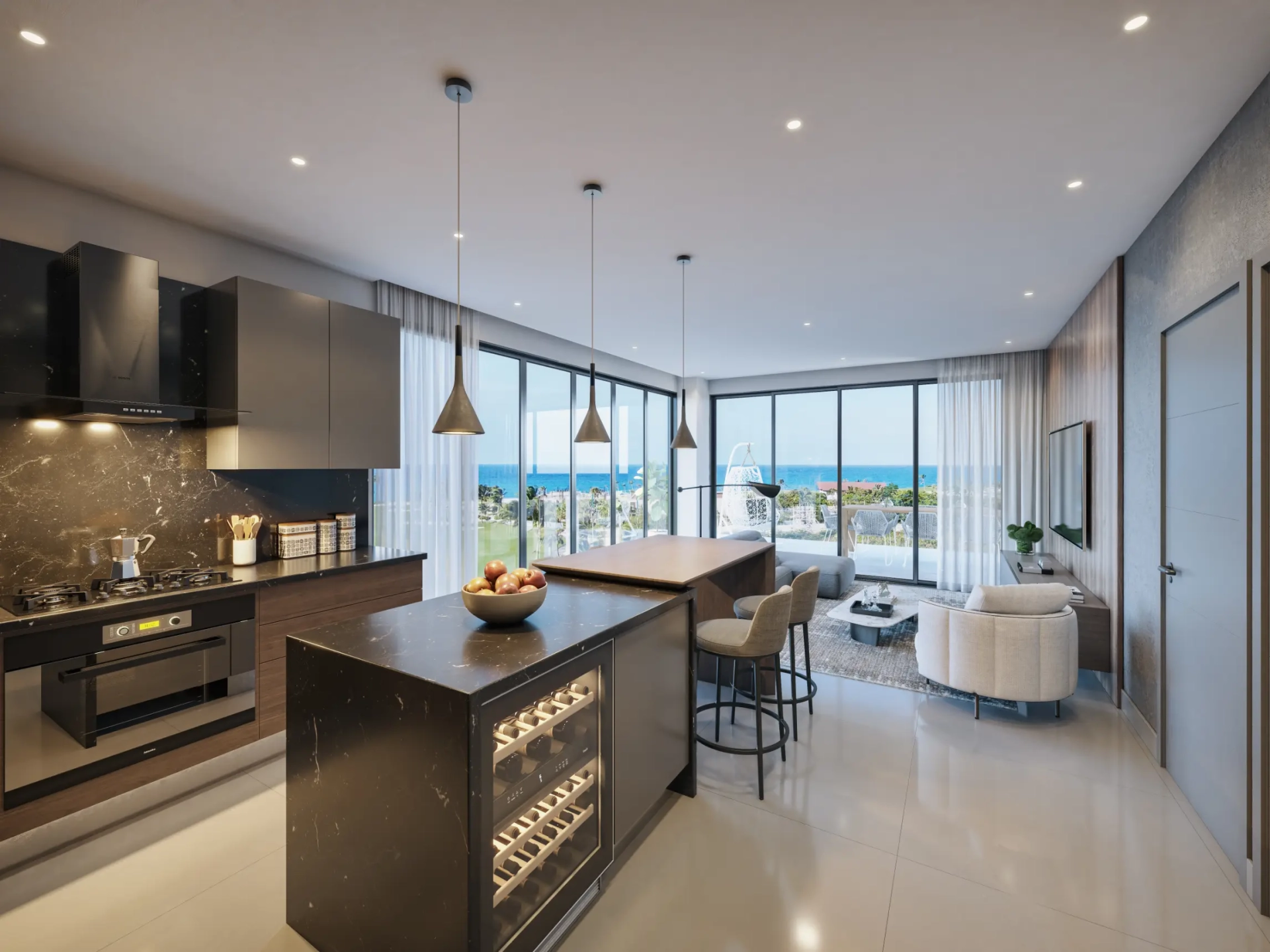 ID , The Winds at Cap Cana, One Bedroom Apartment for Sale in Ciudad las Canas with Golf View ()