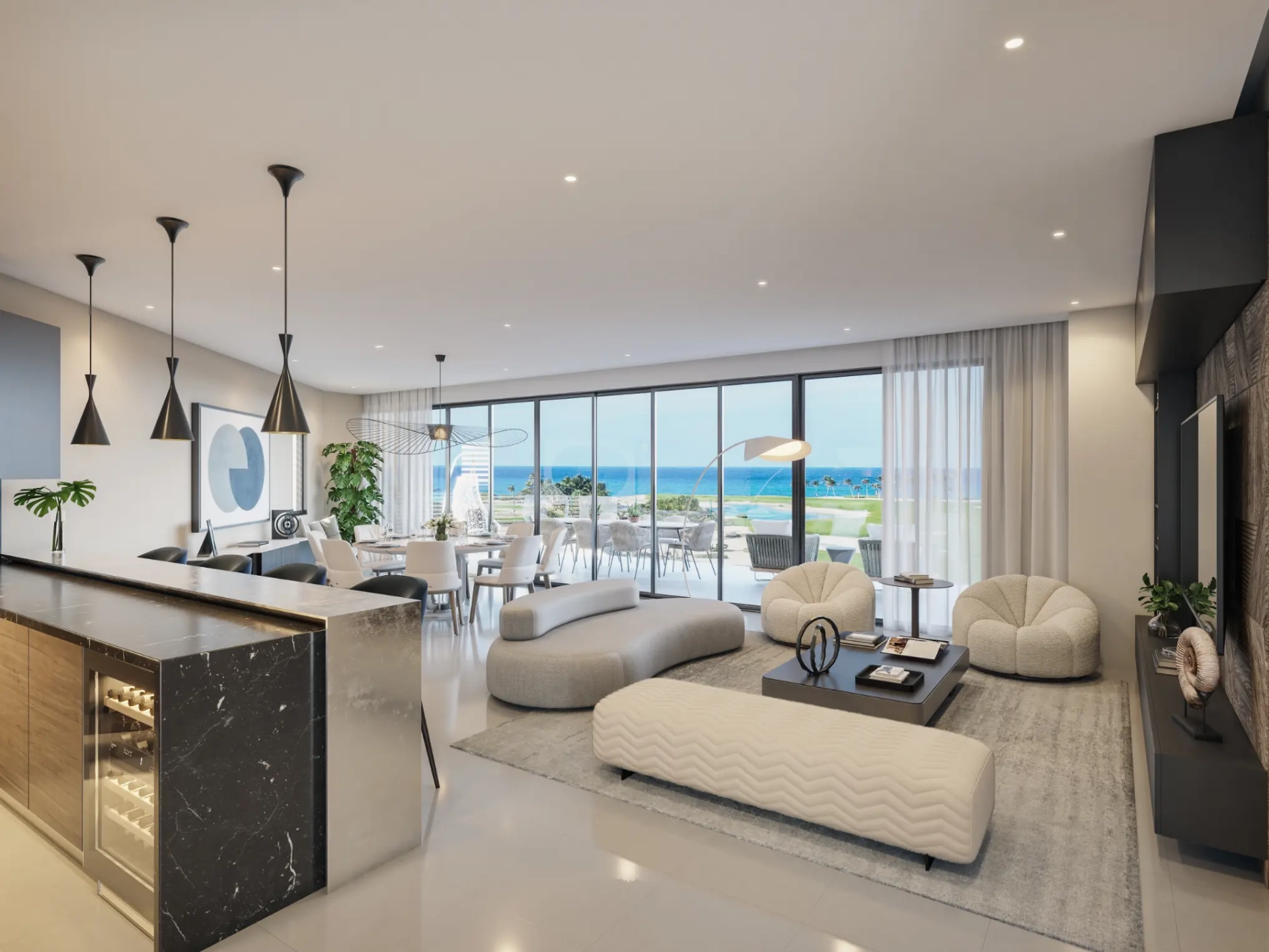 ID , The Winds at Cap Cana, One Bedroom Apartment for Sale in Ciudad las Canas with Golf View ()